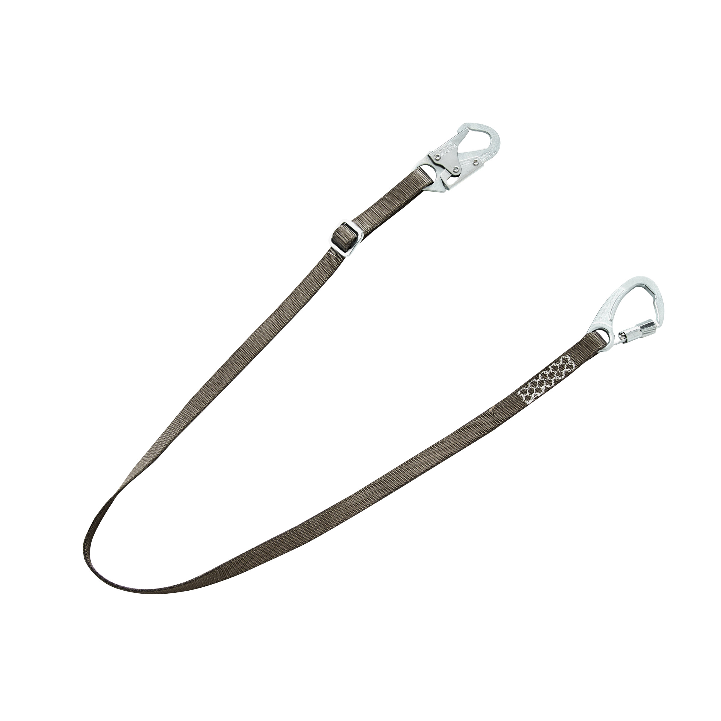 V-Series tieback single-leg adjustable restraint lanyard, 6',FP5K small snaphooks, ANSI Z359.3-2017